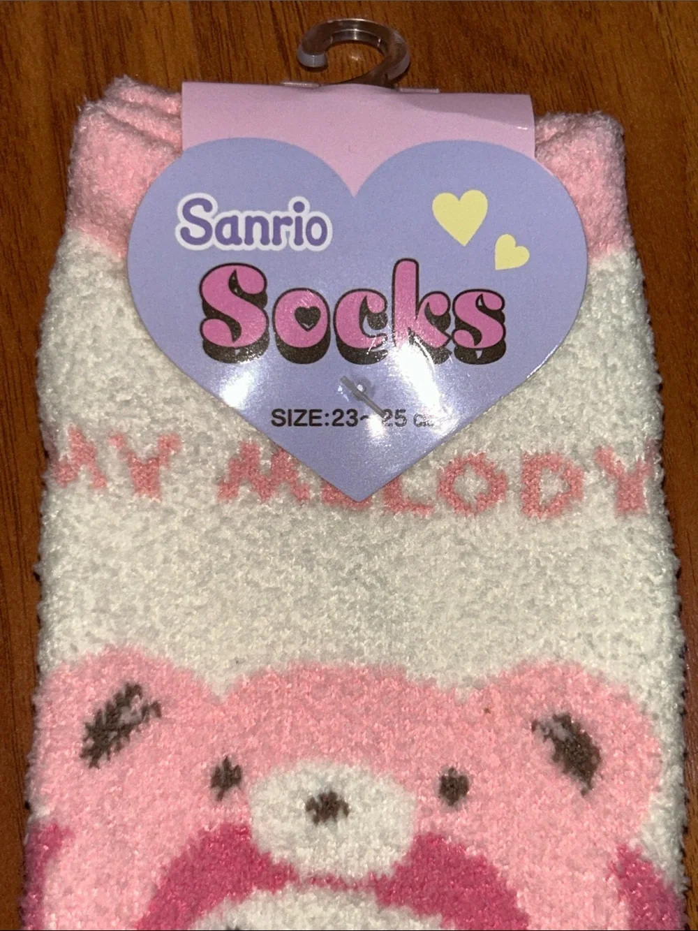 Brand New Sanrio My Melody Fuzzy Socks